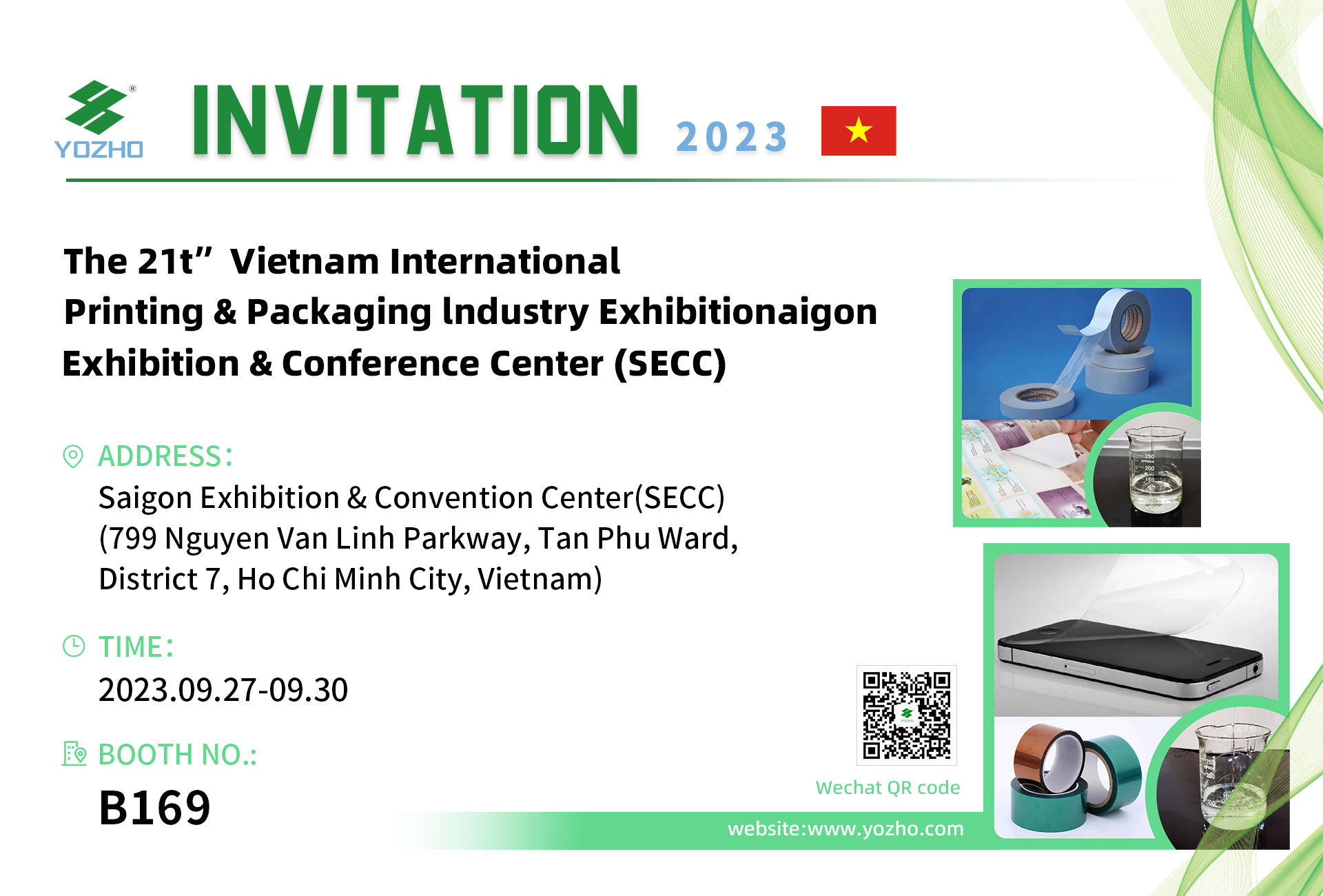 永卓科技YOZHO参加第21届越南包装及印刷展览会（Vietnam Print Pack 2023）